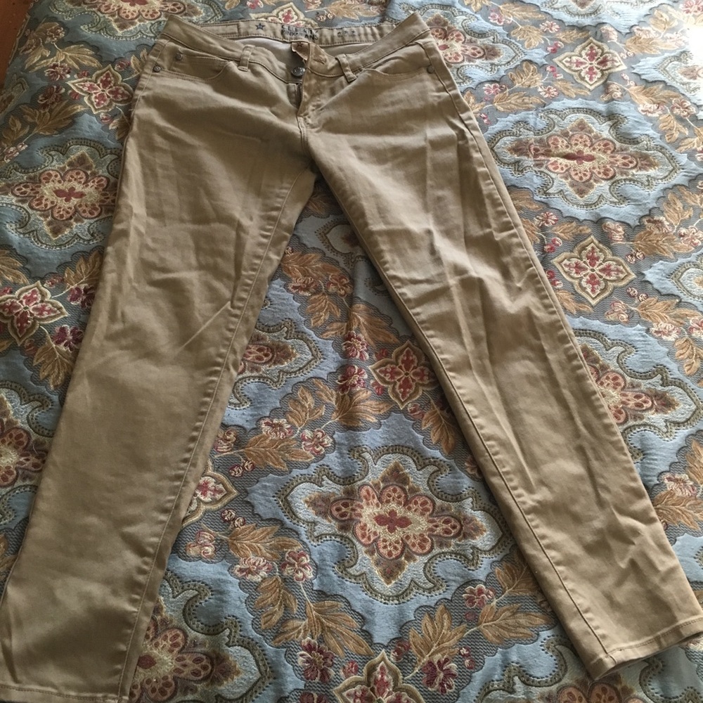 Size 9 short khaki jeans
